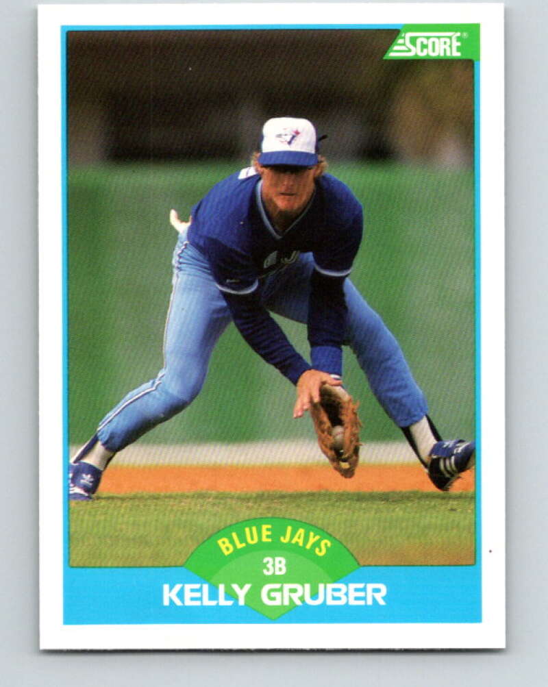 1989 Score #194 Kelly Gruber Mint Toronto Blue Jays