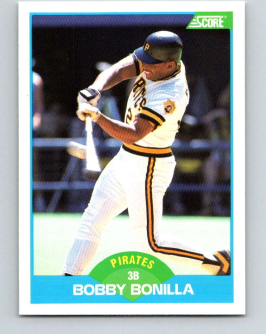 1989 Score #195 Bobby Bonilla Mint Pittsburgh Pirates