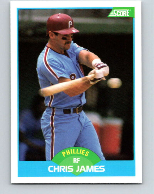 1989 Score #202 Chris James Mint Philadelphia Phillies