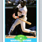1989 Score #203 Marvell Wynne Mint San Diego Padres