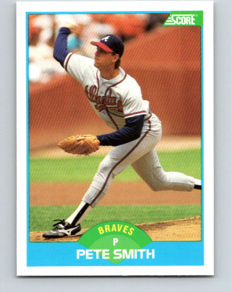 1989 Score #207 Pete Smith Mint Atlanta Braves