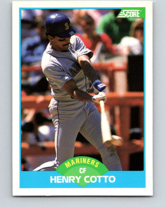 1989 Score #209 Henry Cotto Mint Seattle Mariners