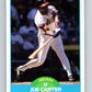 1989 Score #213 Joe Carter Mint Cleveland Indians