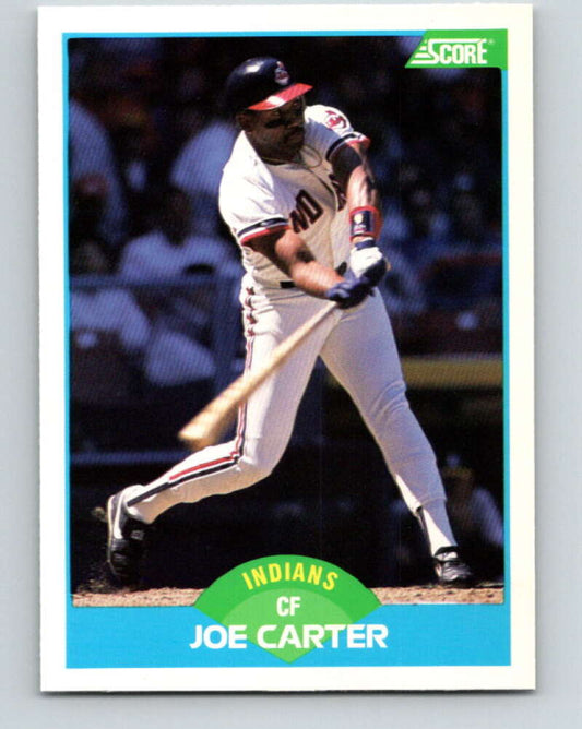 1989 Score #213 Joe Carter Mint Cleveland Indians