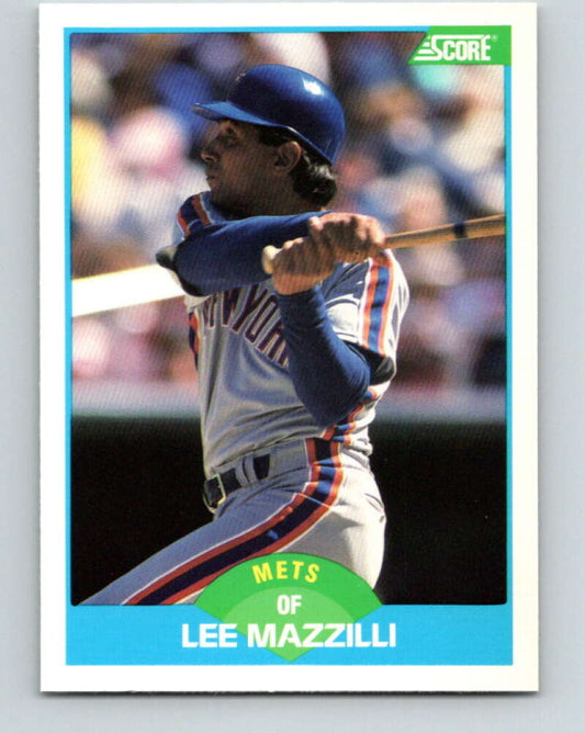 1989 Score #217 Lee Mazzilli Mint New York Mets