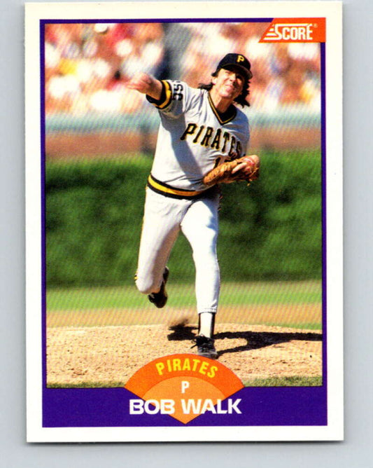 1989 Score #224 Bob Walk Mint Pittsburgh Pirates