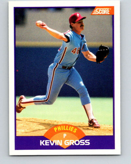 1989 Score #227 Kevin Gross Mint Philadelphia Phillies