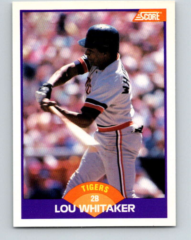 1989 Score #230 Lou Whitaker Mint Detroit Tigers