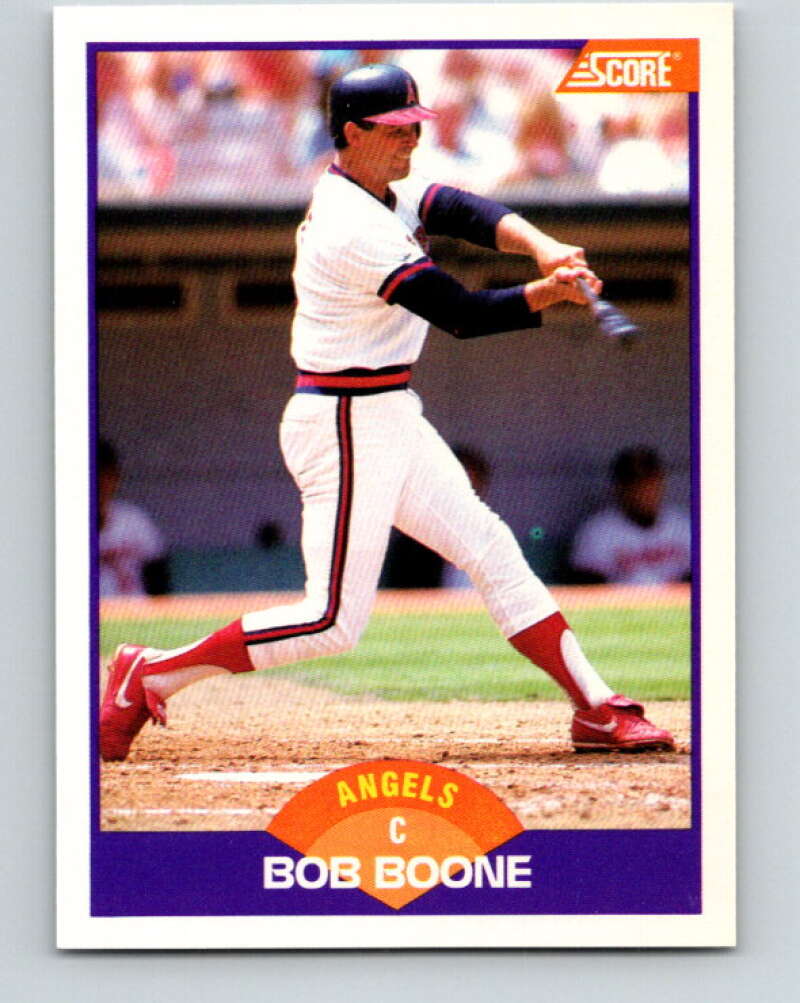 1989 Score #233 Bob Boone Mint California Angels