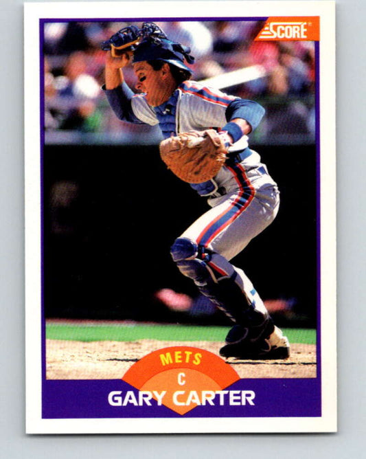 1989 Score #240 Gary Carter Mint New York Mets