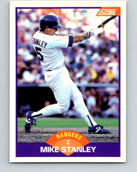 1989 Score #241 Mike Stanley Mint Texas Rangers