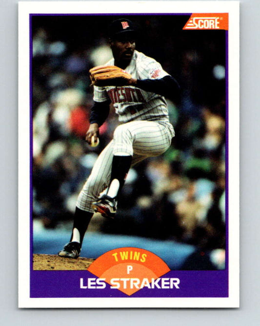 1989 Score #244 Les Straker Mint Minnesota Twins