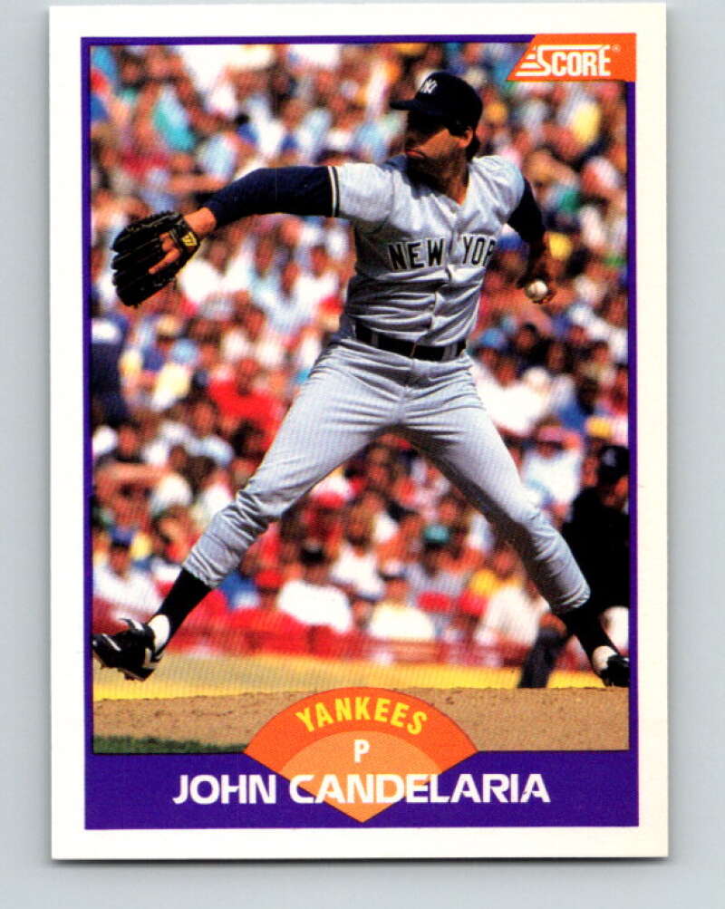 1989 Score #246 John Candelaria Mint New York Yankees