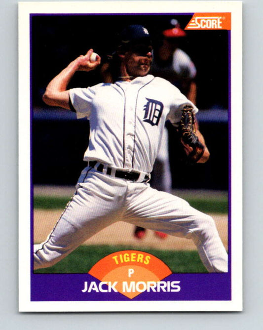 1989 Score #250 Jack Morris Mint Detroit Tigers