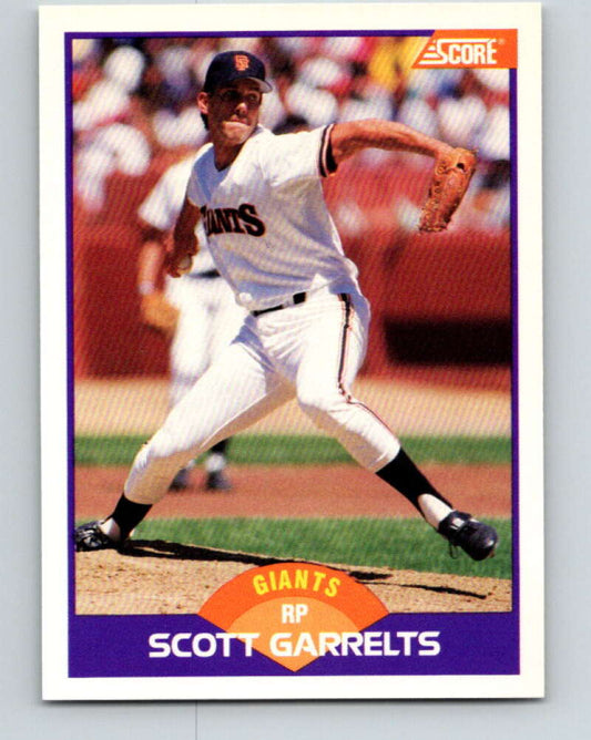 1989 Score #258 Scott Garrelts Mint San Francisco Giants