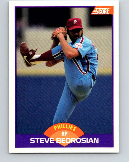 1989 Score #260 Steve Bedrosian Mint Philadelphia Phillies