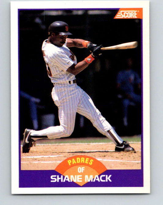 1989 Score #270 Shane Mack Mint San Diego Padres