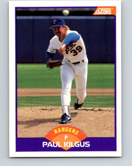 1989 Score #271 Paul Kilgus Mint Texas Rangers