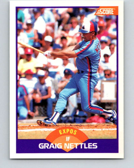 1989 Score #277 Graig Nettles Mint Montreal Expos