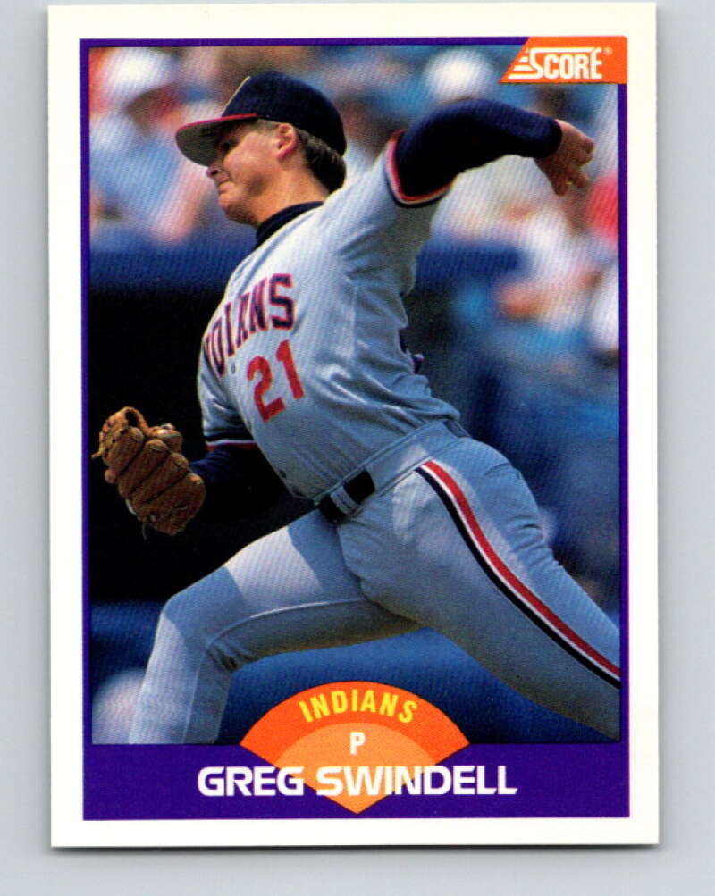 1989 Score #282 Greg Swindell Mint Cleveland Indians