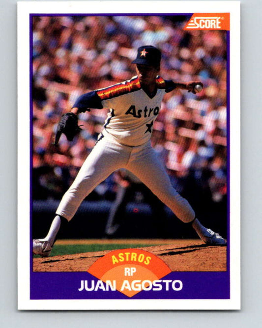 1989 Score #283 Juan Agosto Mint Houston Astros