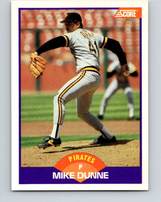 1989 Score #285 Mike Dunne Mint Pittsburgh Pirates