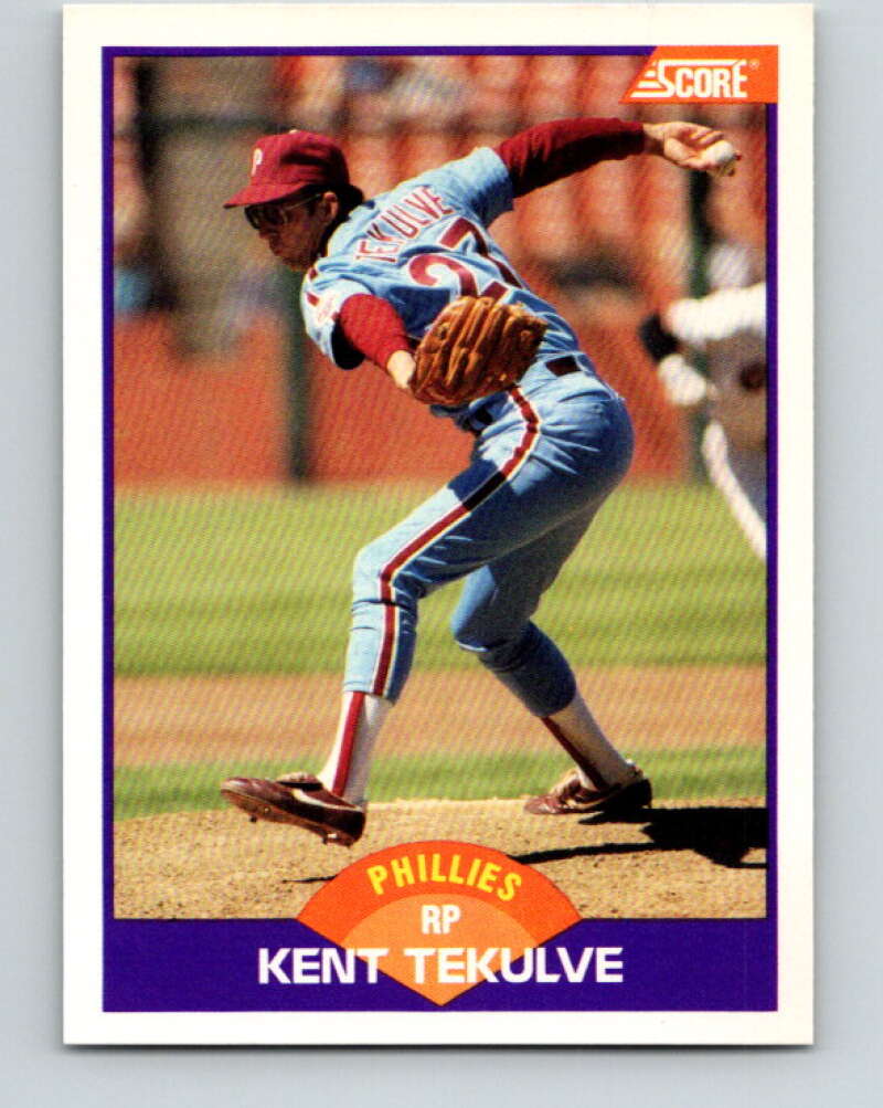 1989 Score #287 Kent Tekulve Mint Philadelphia Phillies