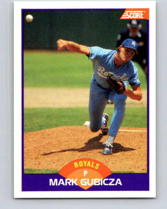 1989 Score #291 Mark Gubicza Mint Kansas City Royals