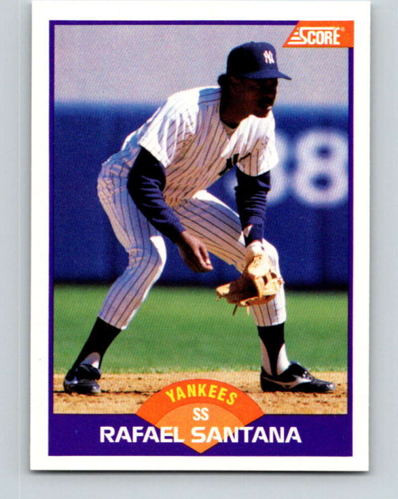 1989 Score #296 Rafael Santana Mint New York Yankees