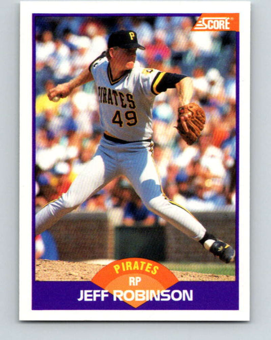 1989 Score #309 Jeff Robinson Mint Pittsburgh Pirates