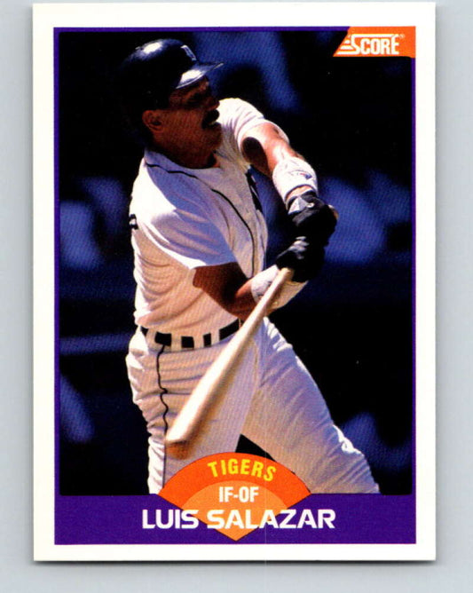 1989 Score #316 Luis Salazar Mint Detroit Tigers