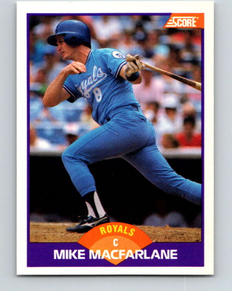 1989 Score #319 Mike Macfarlane Mint RC Rookie Kansas City Royals