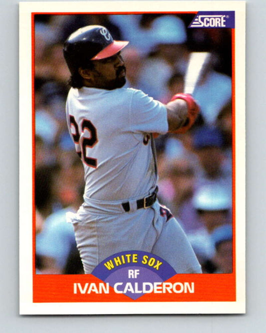 1989 Score #331 Ivan Calderon Mint Chicago White Sox