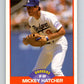 1989 Score #332 Mickey Hatcher Mint Los Angeles Dodgers