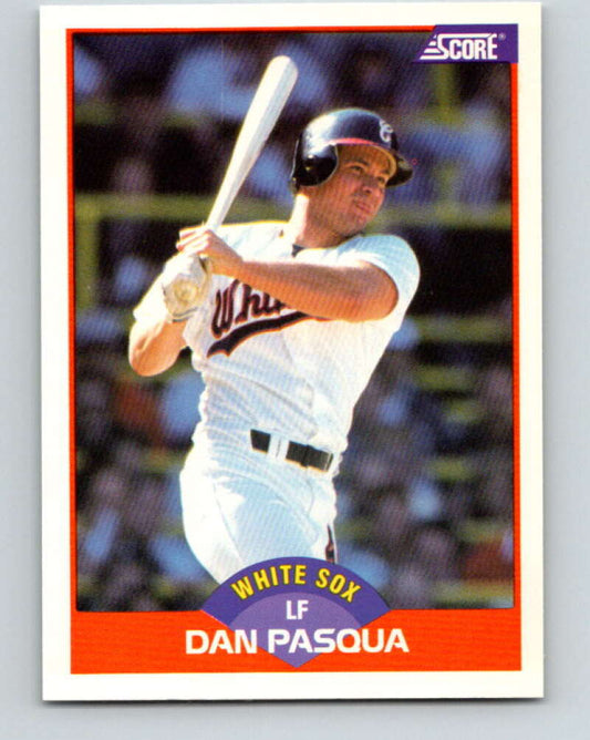 1989 Score #338 Dan Pasqua Mint Chicago White Sox