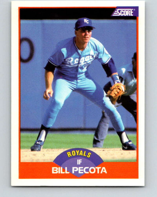 1989 Score #339 Bill Pecota Mint Kansas City Royals