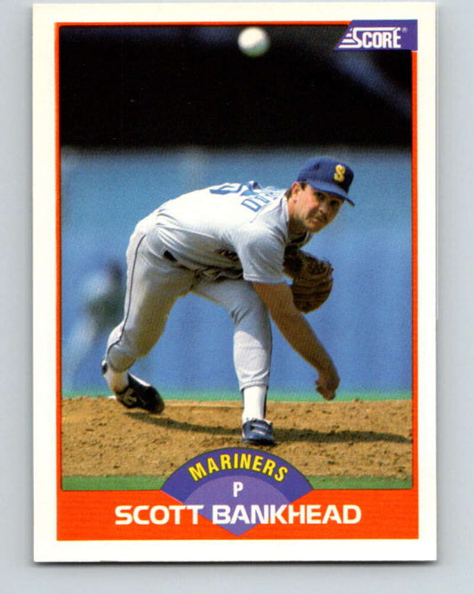 1989 Score #341 Scott Bankhead Mint Seattle Mariners