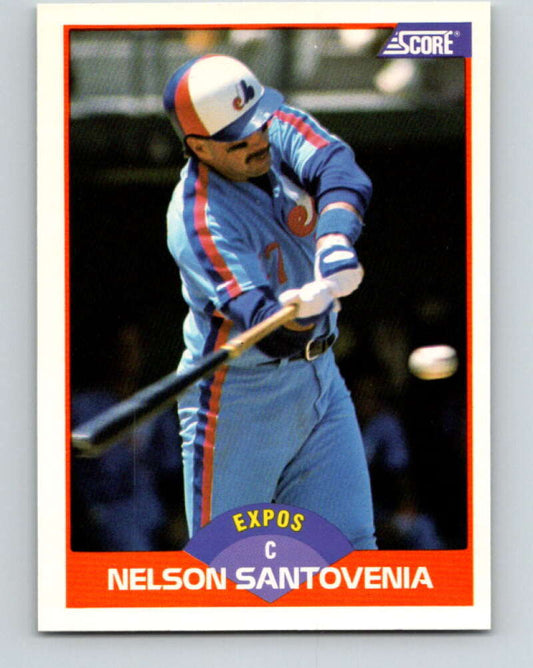 1989 Score #346 Nelson Santovenia Mint Montreal Expos