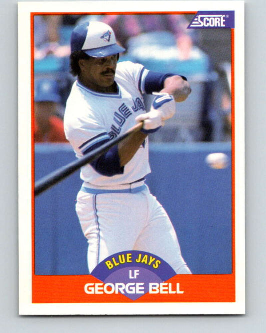 1989 Score #347 George Bell Mint Toronto Blue Jays