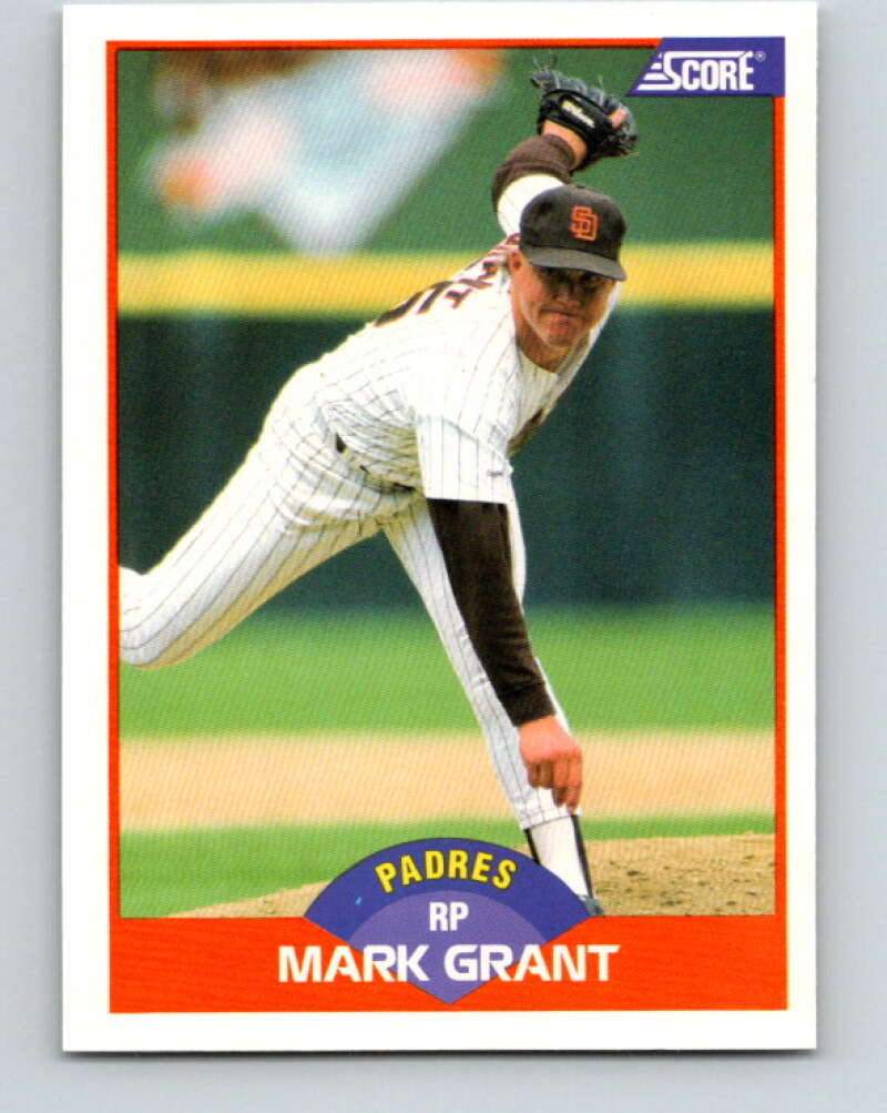 1989 Score #349 Mark Grant Mint San Diego Padres