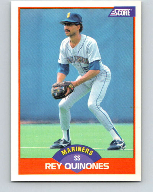 1989 Score #361 Rey Quinones Mint Seattle Mariners