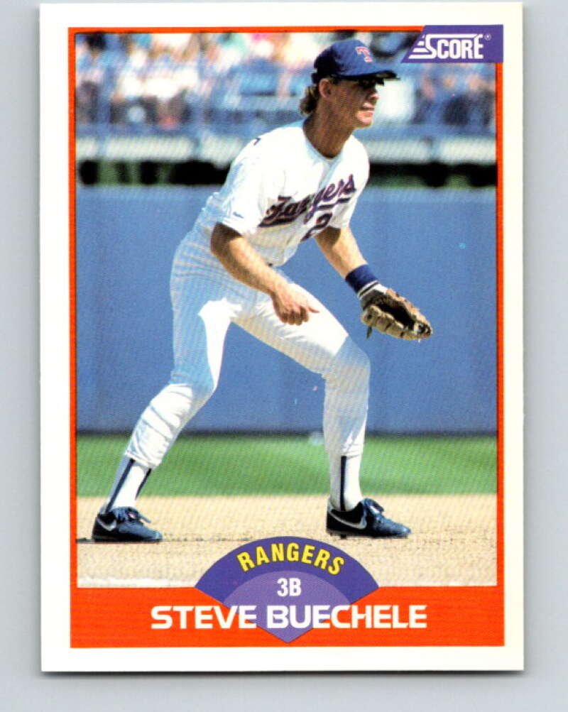 1989 Score #368 Steve Buechele Mint Texas Rangers