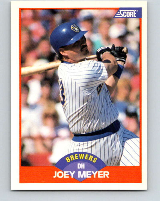 1989 Score #374 Joey Meyer Mint Milwaukee Brewers