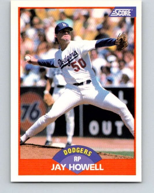 1989 Score #378 Jay Howell Mint Los Angeles Dodgers