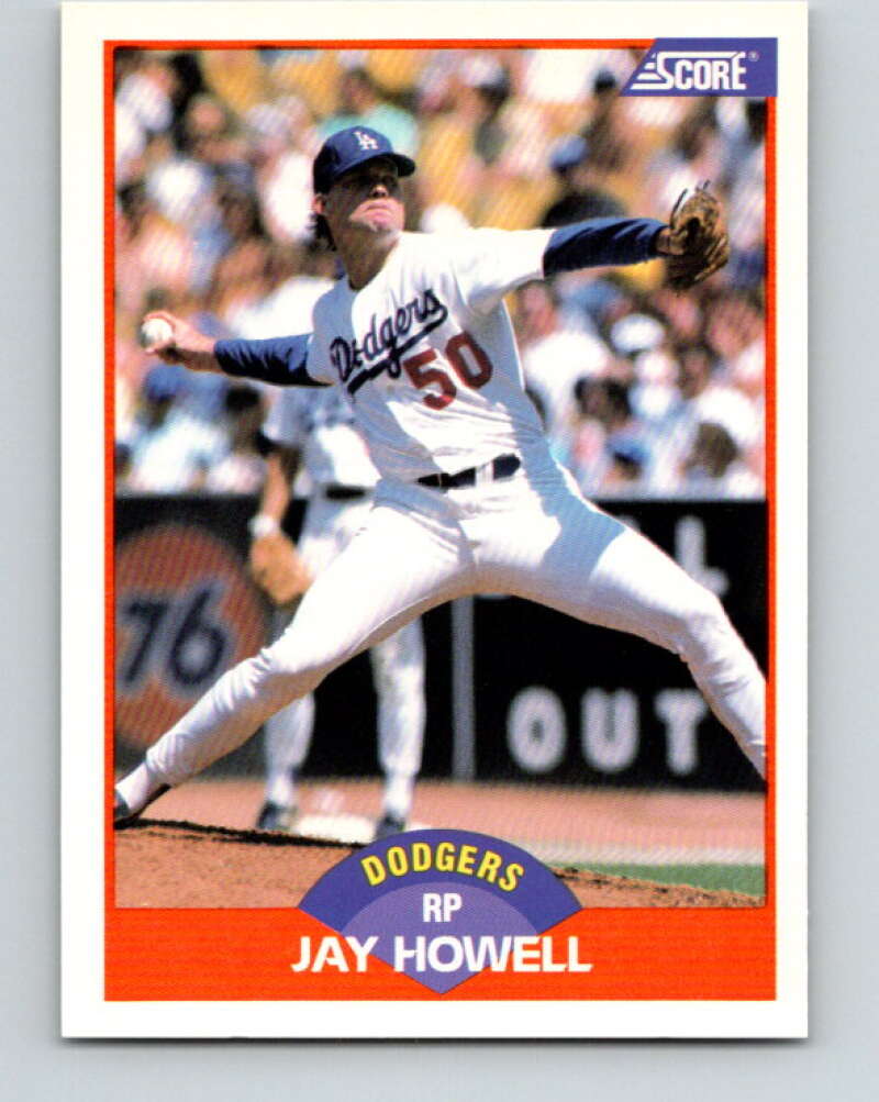 1989 Score #378 Jay Howell Mint Los Angeles Dodgers