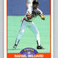 1989 Score #379 Rafael Belliard Mint Pittsburgh Pirates