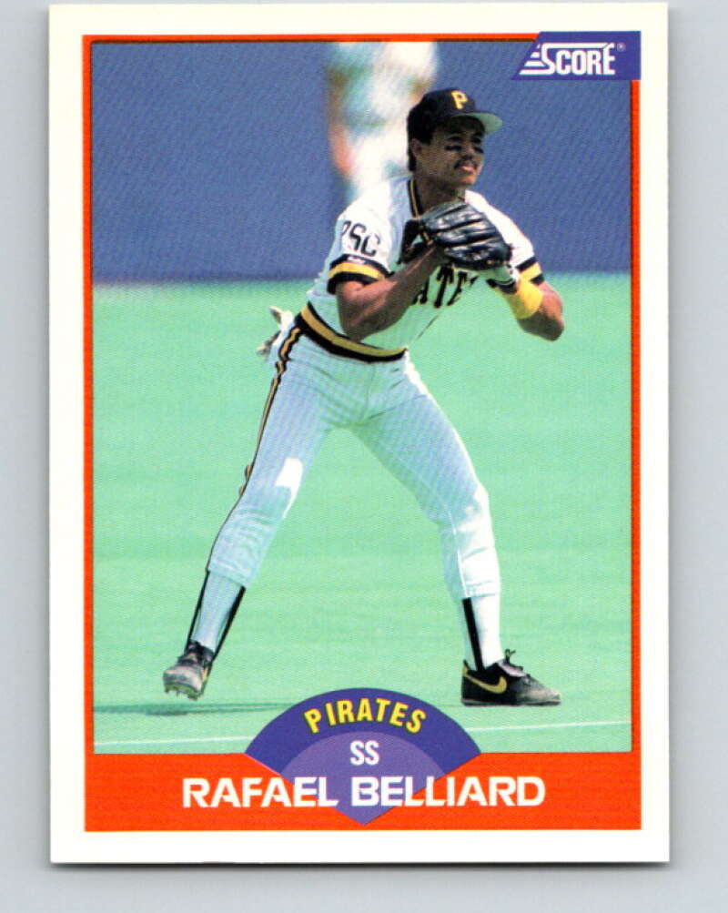 1989 Score #379 Rafael Belliard Mint Pittsburgh Pirates