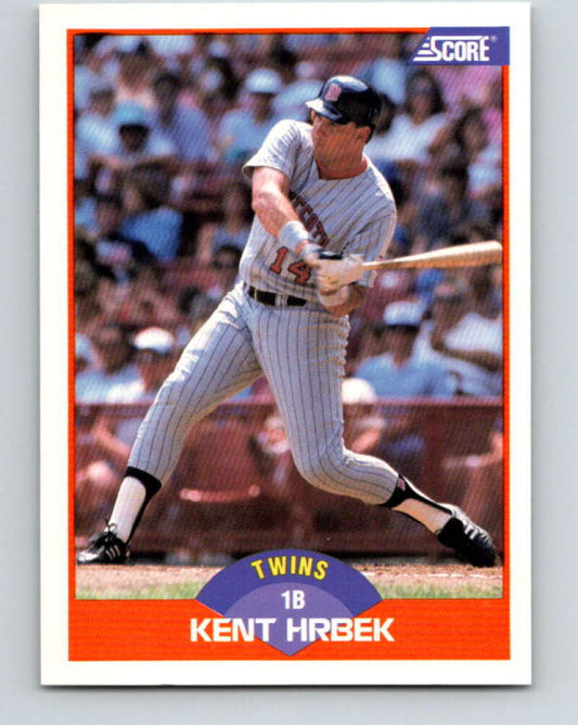 1989 Score #382 Kent Hrbek Mint Minnesota Twins