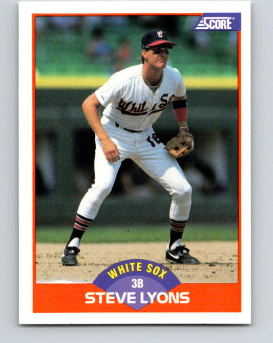 1989 Score #388 Steve Lyons Mint Chicago White Sox