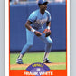 1989 Score #390 Frank White Mint Kansas City Royals